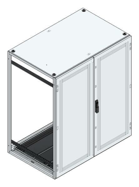 MEHLER - Anreihschrank BxHxT 1200x1400x800mm o. Rückwand, o. Seitenwand, m. Türe 2fl.