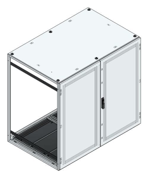 MEHLER - Anreihschrank BxHxT 1500x1400x1000mm o. Rückwand, o. Seitenwand, m. Türe 2fl.