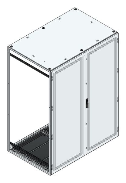 MEHLER - Anreihschrank BxHxT 1500x2000x1000mm o. Rückwand, o. Seitenwand, m. Türe 2fl.