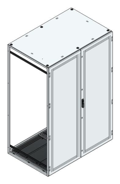 MEHLER - Anreihschrank BxHxT 1500x2200x1000mm o. Rückwand, o. Seitenwand, m. Türe 2fl.