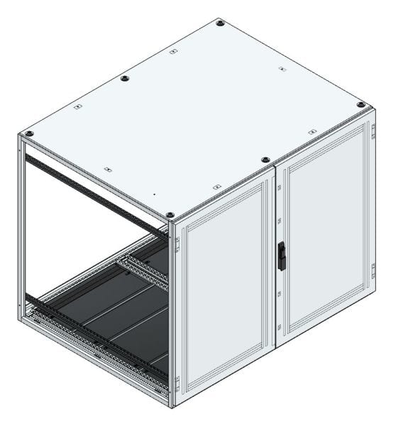 MEHLER - Anreihschrank BxHxT 1500x1200x1200mm o. Rückwand, o. Seitenwand, m. Türe 2fl.
