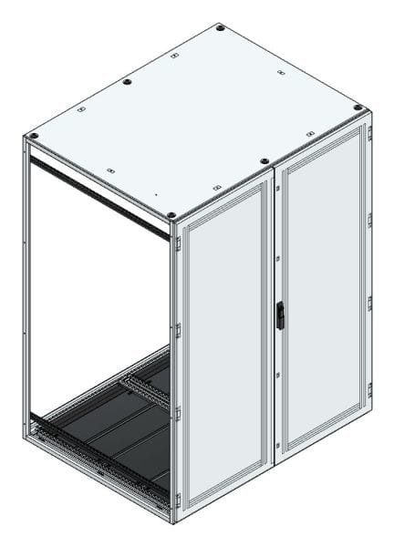 MEHLER - Anreihschrank BxHxT 1500x2000x1200mm o. Rückwand, o. Seitenwand, m. Türe 2fl.