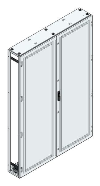 MEHLER - Anreihschrank BxHxT 1500x2200x300mm o. Rückwand, o. Seitenwand, m. Türe 2fl.