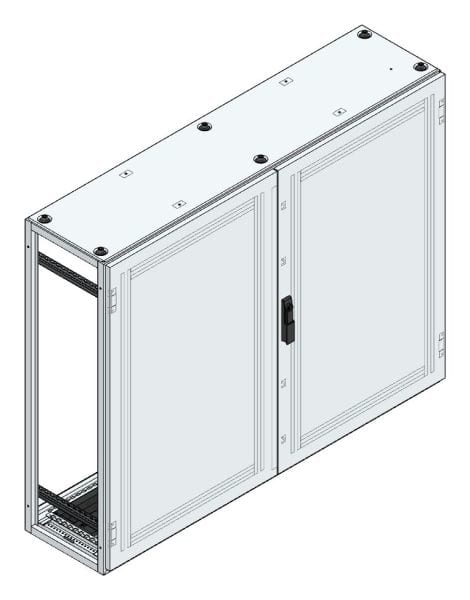 MEHLER - Anreihschrank BxHxT 1500x1200x400mm o. Rückwand, o. Seitenwand, m. Türe 2fl.