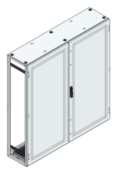 MEHLER - Anreihschrank BxHxT 1500x1600x400mm o. Rückwand, o. Seitenwand, m. Türe 2fl.