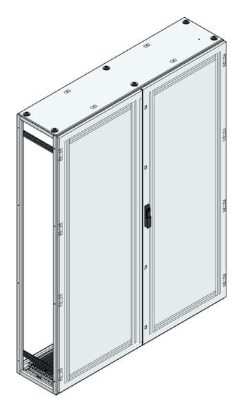 MEHLER - Anreihschrank BxHxT 1500x2000x400mm o. Rückwand, o. Seitenwand, m. Türe 2fl.