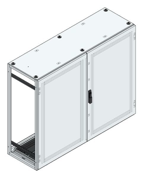 MEHLER - Anreihschrank BxHxT 1500x1200x500mm o. Rückwand, o. Seitenwand, m. Türe 2fl.