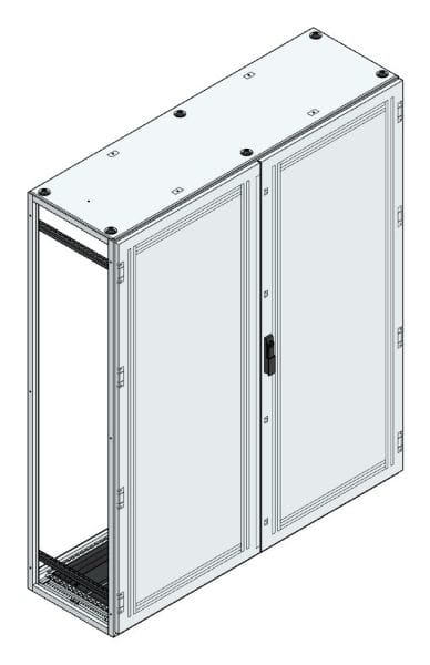 MEHLER - Anreihschrank BxHxT 1500x1800x500mm o. Rückwand, o. Seitenwand, m. Türe 2fl.