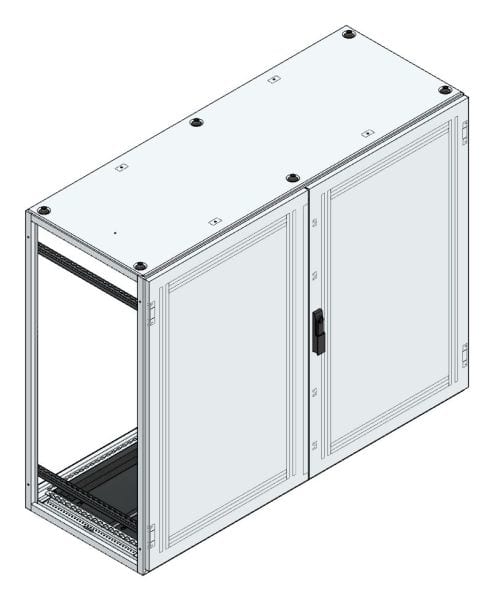 MEHLER - Anreihschrank BxHxT 1500x1200x600mm o. Rückwand, o. Seitenwand, m. Türe 2fl.