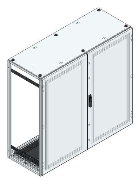 MEHLER - Anreihschrank BxHxT 1500x1400x600mm o. Rückwand, o. Seitenwand, m. Türe 2fl.
