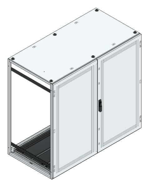 MEHLER - Anreihschrank BxHxT 1500x1400x800mm o. Rückwand, o. Seitenwand, m. Türe 2fl.