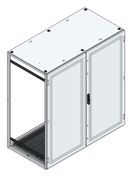 MEHLER - Anreihschrank BxHxT 1500x1600x800mm o. Rückwand, o. Seitenwand, m. Türe 2fl.