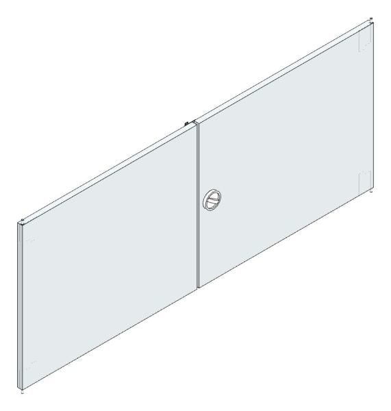 MEHLER - Tür f. AM-, UM-, AFM- u. UFM-Verteiler B570/570xH465xT15mm 2flügelig