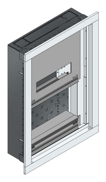 MEHLER - UP-Universal-Flachverteiler Nischenmaß B340xH495xT110mm