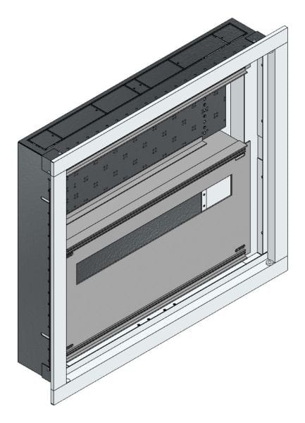 MEHLER - UP-Universal-Flachverteiler IP44 Nischenmaß B555xH495xT110mm
