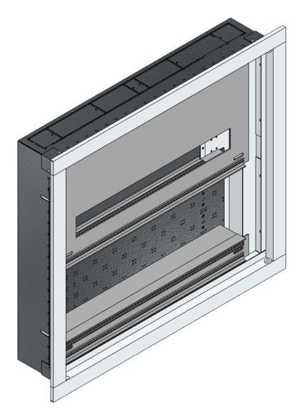 MEHLER - UP-Universal-Flachverteiler IP44 Nischenmaß B555xH495xT110mm
