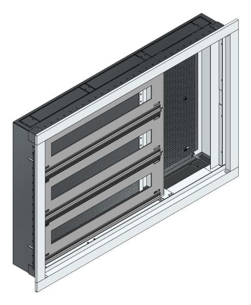 MEHLER - UP-Universal-Flachverteiler Nischenmaß B755xH495xT110mm