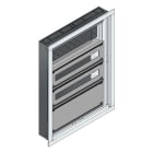 MEHLER - UP-Universal-Flachverteiler IP44 Nischenmaß B555xH745xT110mm