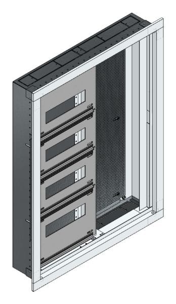 MEHLER - UP-Universal-Flachverteiler IP44 Nischenmaß B555xH745xT110mm