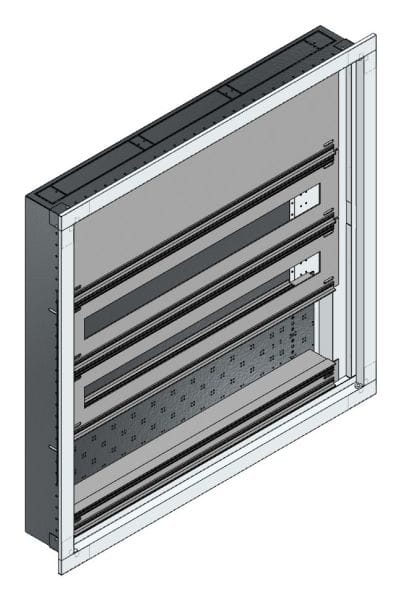 MEHLER - UP-Universal-Flachverteiler IP44 Nischenmaß B755xH745xT110mm