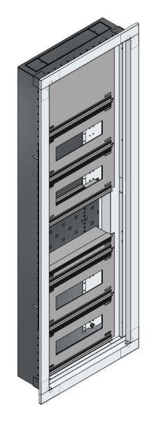 MEHLER - UP-Universal-Flachverteiler Nischenmaß B340xH1045xT110mm