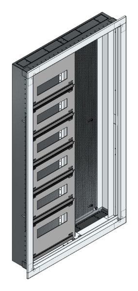 MEHLER - UP-Universal-Flachverteiler Nischenmaß B555xH1045xT110mm