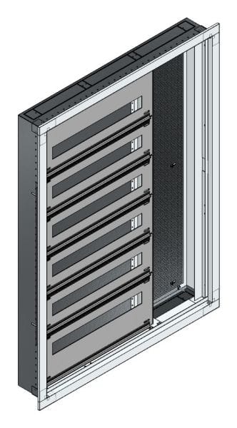 MEHLER - UP-Universal-Flachverteiler IP44 Nischenmaß B755xH1045xT110mm