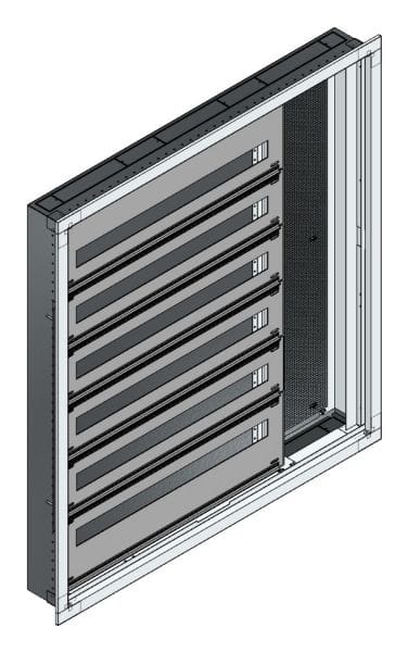 MEHLER - UP-Universal-Flachverteiler IP44 Nischenmaß B965xH1045xT110mm
