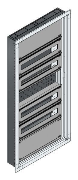 MEHLER - UP-Universal-Flachverteiler IP44 Nischenmaß B555xH1195xT110mm