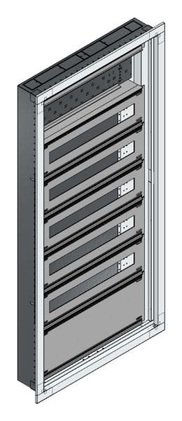 MEHLER - UP-Universal-Flachverteiler IP44 Nischenmaß B555xH1195xT110mm