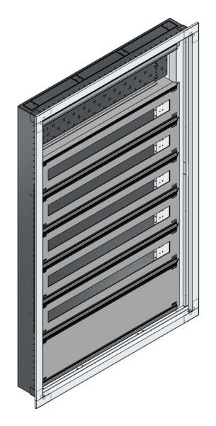 MEHLER - UP-Universal-Flachverteiler Nischenmaß B755xH1195xT110mm