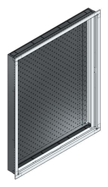 MEHLER - UP-Rangierverteiler+MO-gelocht Nischenmaß B965xH1195xT110mm