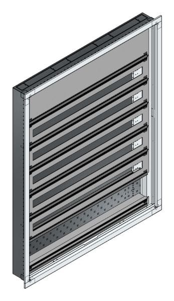 MEHLER - UP-Universal-Flachverteiler IP44 Nischenmaß B965xH1195xT110mm