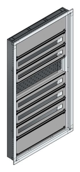 MEHLER - UP-Universal-Flachverteiler IP44 Nischenmaß B755xH1370xT110mm