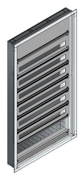 MEHLER - UP-Universal-Flachverteiler Nischenmaß B755xH1370xT110mm