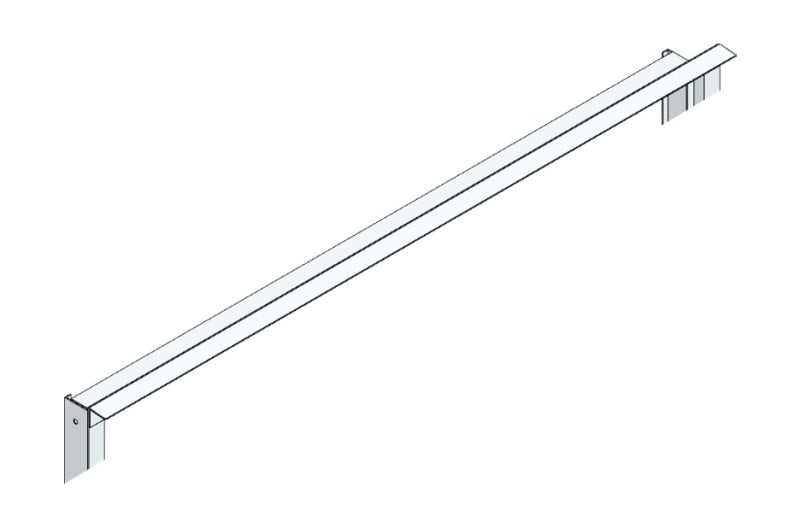 MEHLER - Regenleiste für UM-Türrahmen Breite E aus Aluminium