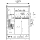 MEHLER - Baustromverteiler B775xH1090xT300mm 6 Schuko,4 CEE 16A,4 CEE32A,1x CEE63A