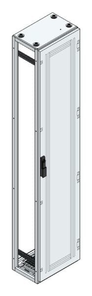 MEHLER - V4A-Anreihschrank BxHxT 400x2000x300mm o. Rückwand, o. Seitenwand, m. Türe 1fl.