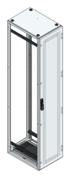 MEHLER - V4A-Anreihschrank BxHxT 400x2000x600mm o. Rückwand, o. Seitenwand, m. Türe 1fl.