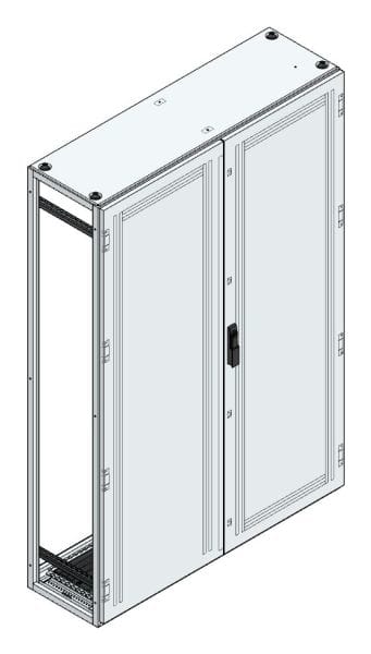 MEHLER - V4A-Anreihschrank BxHxT 1200x1800x400mm o. Rückwand, o. Seitenwand, m. Türe 2fl.