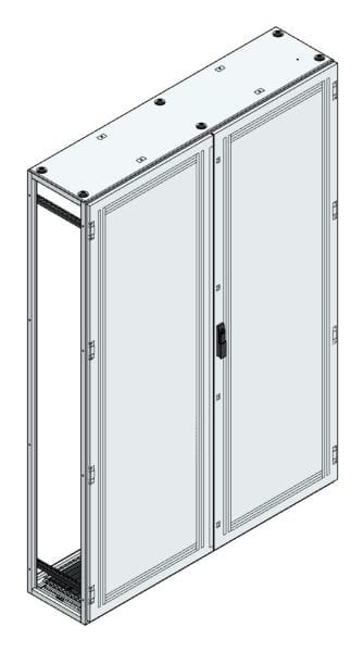 MEHLER - V4A-Anreihschrank BxHxT 1500x2200x400mm o. Rückwand, o. Seitenwand, m. Türe 2fl.