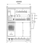 MEHLER - Baustromverteiler B775xH1090xT300mm 6 Schuko,2 CEE 16A,4 CEE32A,1x CEE63A