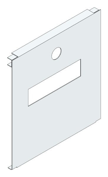 MEHLER - Vorzählerfach-Stecktüre H=300 f. EMZV Breite A, Energie Burgenland