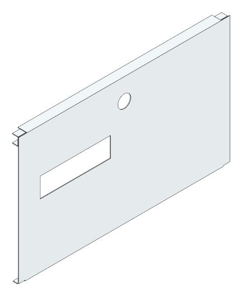 MEHLER - Vorzählerfach-Stecktüre H=300 f. EMZV Breite B, Energie Burgenland