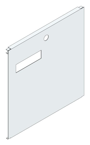 MEHLER - Vorzählerfach-Stecktüre H=500 f. EMZV Breite B, Energie Burgenland