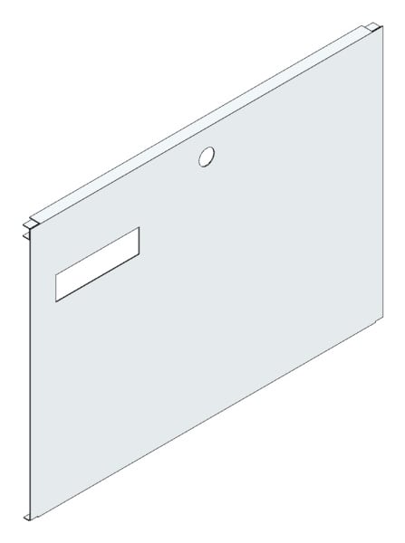 MEHLER - Vorzählerfach-Stecktüre H=500 f. EMZV Breite C, Energie Burgenland
