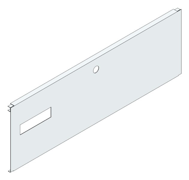 MEHLER - Vorzählerfach-Stecktüre H=300 f. EMZV Breite D, Energie Burgenland