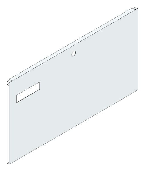 MEHLER - Vorzählerfach-Stecktüre H=500 f. EMZV Breite D, Energie Burgenland