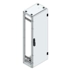 MEHLER - Alu-Anreihschrank BxHxT 400x1200x300mm o. Rückwand, o. Seitenwand, m. Türe 1fl.