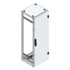MEHLER - Alu-Anreihschrank BxHxT 400x1200x400mm o. Rückwand, o. Seitenwand, m. Türe 1fl.